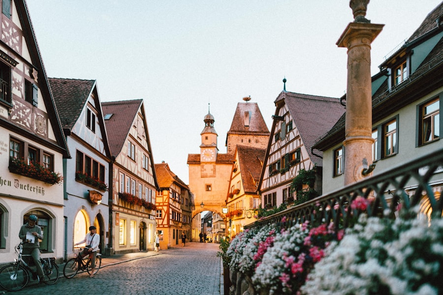 Historic city view in Germany